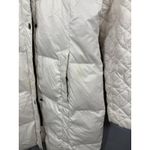 Marc New York  Andrew Marc Coat Womens Large White Down Puffer Parka Fur Hood Photo 10