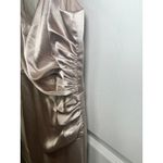 Birdy Grey NWT  Catherine Beige Satin‎ Slip Maxi Dress Wedding Guest Formal XL Photo 2