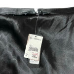 NWT Tiana B. Women's Black‎ Satin Midi Skirt Size Small Black Photo 2