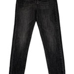 Levi's Wedgie Skinny Jeans Womens 26 Black High Rise Raw Hem Stretch Button Fly Photo 0