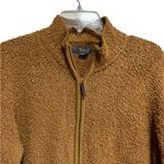 Natural Reflections Textured Full Zip Cardigan Jacket golden brown Size L NEW Photo 1