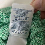 Lands' End  100% cotton sweater medium crew neck cable knit sweater ribbed stretch Photo 11