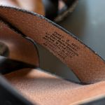 Mudd  Wedge Sandals Like New Geometric Design W8 Black/White Photo 6