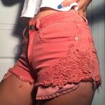 American Eagle Outfitters Burnt Orange High Waisted Shorts Size 2 Photo 0