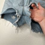 BDG Urban Outfitters mom high rise light wash denim cut off jean shorts size 28 Photo 7