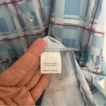 Tuckernuck  Dress Blue Westport Trellis Sleeveless Hayes Shirt Pockets Plaid Photo 6