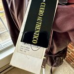 Bernardo  Rich Brown Leather Jacket with Belt Gold Hardware Boho Chic Edgy Moto Photo 4