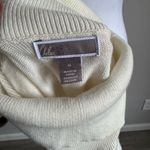 Chelsea28 Cream Pima Cotton Cashmere Lightweight Turtleneck Sweater Womens M Photo 6