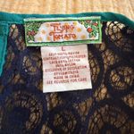 Flying Tomato NWOT Unique Embroidered Camel, Green and Navy Women's Blouse Photo 4