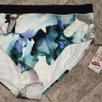 Calia By Carrie Underwood Bikini Bottom XL Ocean Iris White Photo 3