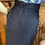 VINTAGE ANGELICA NAVY BLUE PLEATED PENCIL MIDI SKIRT NWT (12) Photo 8