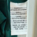 Sangria Green Evening Gown 18W Beaded Shoulders Plus Size Formal Dress Photo 10