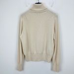 J.Crew  Cashmere Shrunken Turtleneck Sweater Classic Cream Ivory Womens XL Photo 7
