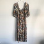 Grade & Gather  Tie Bow Floral McLean Maxi Dress Size Medium‎ NWT Photo 2