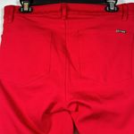 Tommy Hilfiger  Red Tribeca Skinny Pants Christmas Holiday Valentines Size 8 EUC Photo 3