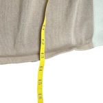 CAbi Genteel Button Front Long Cardigan Beige Ivory Trim Belt Small Neutral Read Photo 12