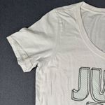 Nike Womens S White Scoop Neck Just Do It Short Sleeve Athletic Cut Tee T-shirt Photo 4