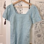 Madewell linen square neck mini dress Photo 12