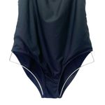 Athleta  Keyhole One Piece Swimsuit Black Size MT Medium Tall UPF 50 Bathing Suit Photo 8