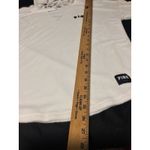 PINK Victoria Secret White Terry Cloth Hoodie V Neck Pullover Sweatshirt M Size M Photo 3