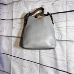 Marc Jacobs  Made in Italy Light Gray Leather Hobo Bag with Tan Strap Photo 1