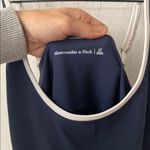 Abercrombie & Fitch  Mini Sporty Skort Dress Navy Sz L Tall Tennis Photo 3