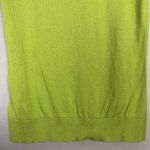 August Silk  Sweater Tank Top Sleeveless Cotton‎ Modal Women Sz Medium Lime Green Photo 5