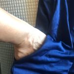 Stretchy material, xl, navy blue, pockets on side Photo 3