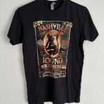 Next Level Apparel Nashville Guitar Sound Black Graphic T-shirt Tee Photo 0