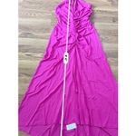 Veronica Beard  chain-embellished ruched stretch-jersey halterneck maxi dress  M Photo 4