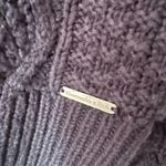 Abercrombie & Fitch  Navy cable knit mock neck sweatshirt Photo 2