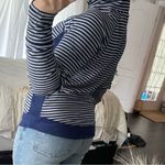 Vineyard Vines  Navy Striped Performance Half Zip Photo 7