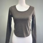 Streetwear Society CLEARANCE! Gray Boutique Ribbed Top Size S NWT Photo 0