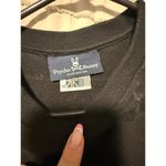 Psycho Bunny Black Women's Sweatshirt with Rhinestone Bunny Skull Design Size Medium Photo 3