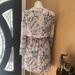 EXPRESS  light pink floral long sleeve dress Photo 5