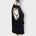 Naked Wardrobe Mock Neck Cutout Sleeveless Sweater Black Women's Plus Size 3X Photo 5