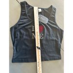 NWT: Bling Tank Top (S) Black Photo 4