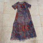 Johnny Was  Like New Biya KANDENCE TIERED MESH DRESS $330 Sz XL Photo 1