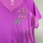 The North Face  Women's Purple Activewear Cycling Shirt - Size Large - Pockets Photo 2