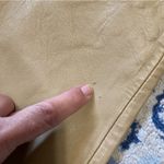 Tommy Hilfiger Vintage Y2K Tan Leather Bootcut Pants trousers NEW sz 12 Photo 8