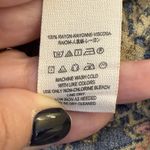 Free People  Blue Gold Magic Mystery Tunic Small Oversized Bell Sleeve Bohemian Photo 13