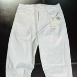 Good American  White Distressed Cuff Good Legs Jeans Photo 2