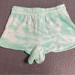 Ivory Ella  Mint Cloud Tie Dye Printed Shorts Photo 2