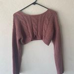 Tic Toc  mauve pink long sleeve sweater. Photo 0