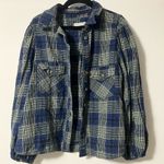 We The Free  Navy and Greenish  flannel shirt Photo 0