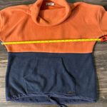 Carve Designs ‎ Rowayton Colorblock Cowl Women's Sweatshirt, Terracotta W. Navy M Photo 8