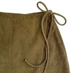 Blue Blush Olive Green Corduroy Wrap Skort with Tie Waist Size Small NWOT Photo 1