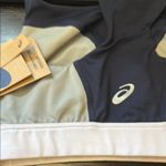 ASICS  NWT Colorblock Sports Bra‎ Light Support Racerback Navy Gray White Small Photo 1