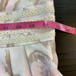 Sundance Pink Silk Floral Midi Dress Size 6 Lace Empire Waist Romantic Party Photo 8