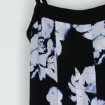 White House | Black Market Floral Maxi Dress Black White Size 2 Flowy Whimsigoth Photo 3